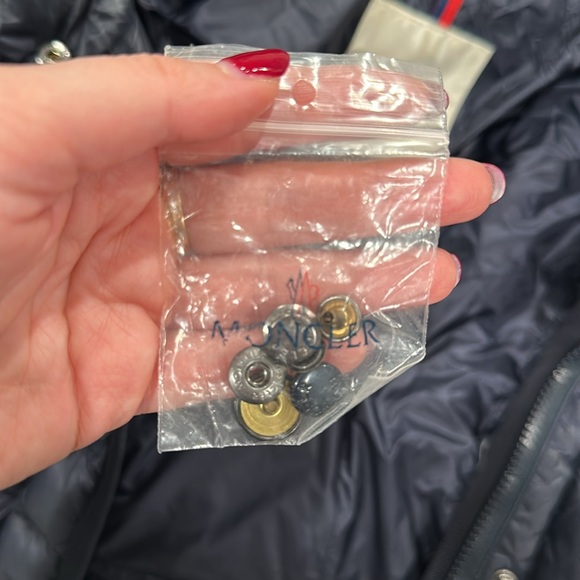 Moncler MIDI Jacket, Navy Blue - Picture 7 of 9